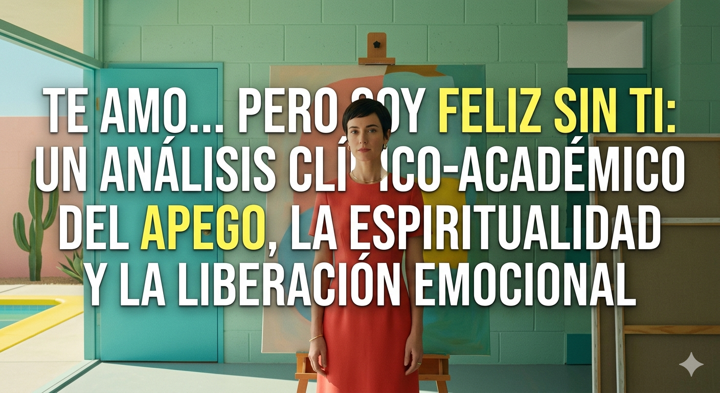 Te amo… pero soy feliz sin ti: Un Análisis Clínico‑Académico del Apego, la Espiritualidad y la Liberación Emocional