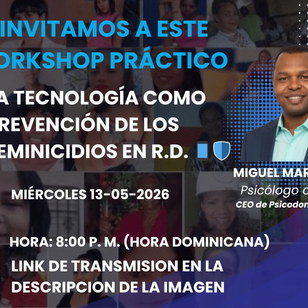 workshop📢:  La tecnología como prevención de los feminicidios 📱🛡️.